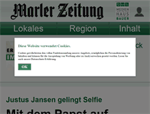 Tablet Screenshot of marler-zeitung.de